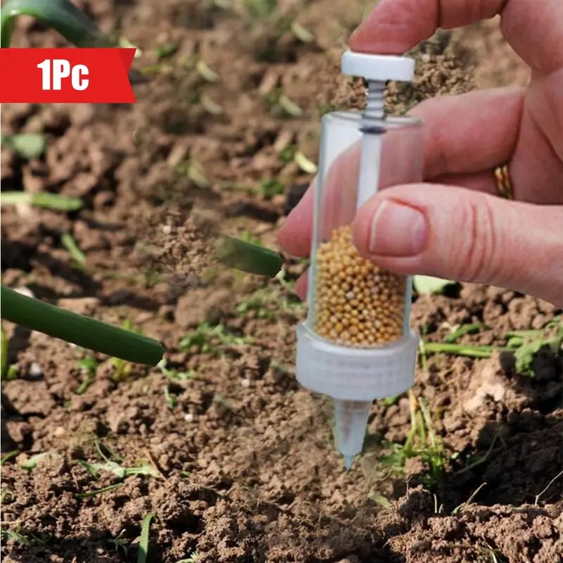 Gardening Tools Essential - Dispensador de semillas portátil, Mini herramienta