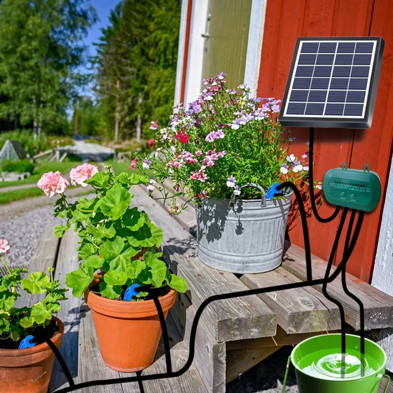 Kit de riego Solar inteligente - Automatic Plant Waterer reseña y precio